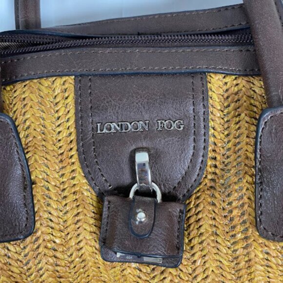 London Fog Women's Brown Satchel Handbag Medium - Picture 5 of 8